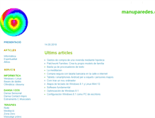 Tablet Screenshot of manuparedes.com